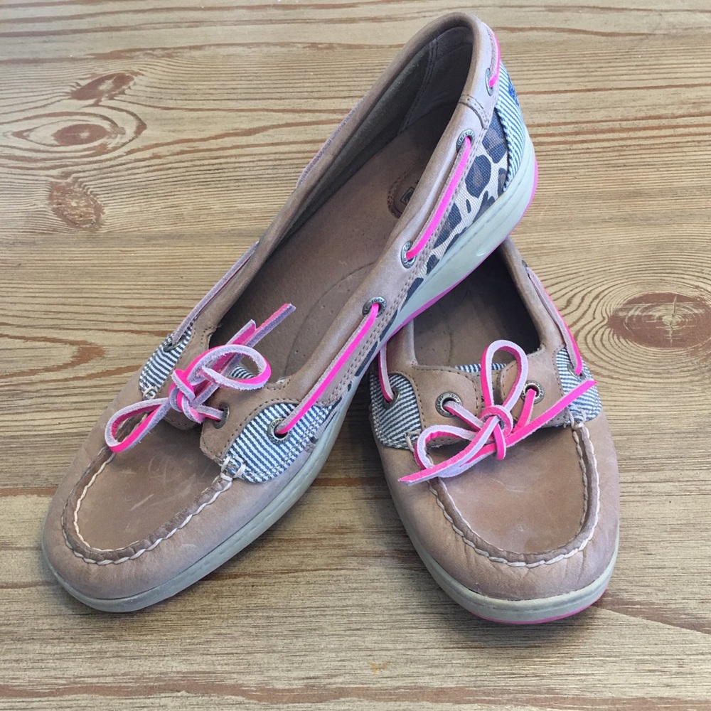 Cheetah Sperry Shoes